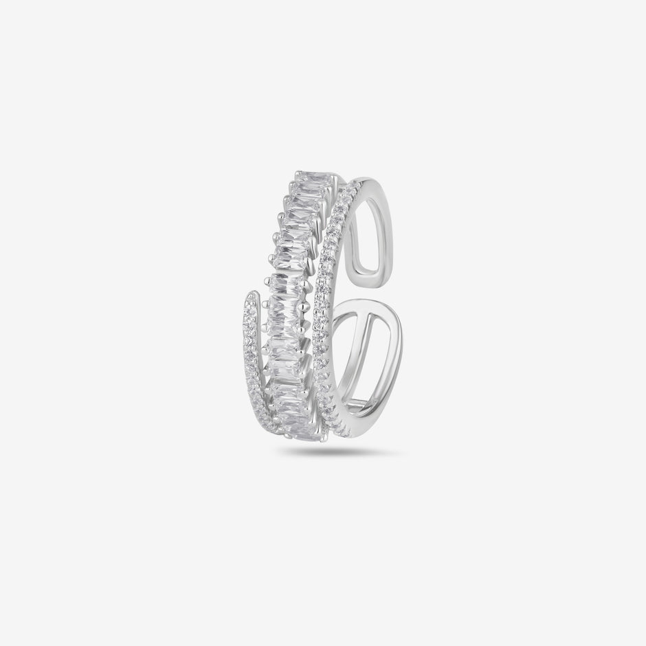Elegant Diamond Adjustable Ring