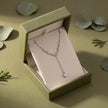 drop chain diamond 925 silver pendant chain