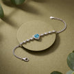 Blue Heart Diamond Adjustable Bracelet for Women