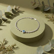 Blue Heart Diamond Adjustable Bracelet for Women