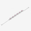 Pink Heart Diamond Adjustable Bracelet for Women