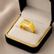 Royal Rectangle CZ 925 Sterling Silver Ring for Men