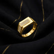 Royal Rectangle CZ 925 Sterling Silver Ring for Men
