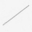 Oval Cut Tennis Diamond Silver Bracelet for Women