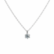 Elegant Solitaire Pendant Necklace in 925 Sterling Silver