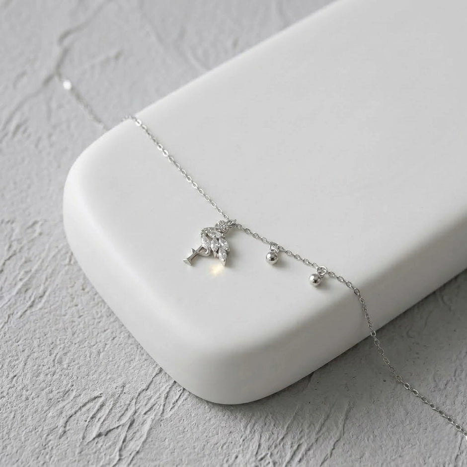 Flamingo Charm 925 Sterling Silver Bracelet for Women