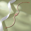 Butterfly Center Diamond Adjustable Bracelet for Women