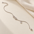 Forever Love Silver Infinity Anklet