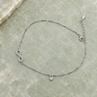Forever Love Silver Infinity Anklet