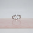 Heart Solitaire CZ 925 Sterling Silver Crossover Ring for Women