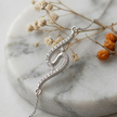 Infinity CZ 925 Sterling Silver Bracelet for Women