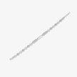 Geometric Diamond Link Silver Bracelet for Women