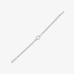 Geometric Diamond Adjustable Silver Bracelet for Women