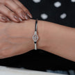 Geometric Diamond Grace Silver Bracelet for Women