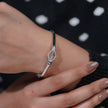 Geometric Diamond Grace Silver Bracelet for Women
