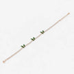Green Butterfly Tennis Diamond Adjustable Bracelet for Women