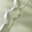 Green Butterfly Tennis Diamond Adjustable Bracelet for Women