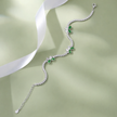 Green Butterfly Diamond Adjustable Bracelet for Women