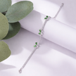 Green Butterfly Diamond Adjustable Bracelet for Women