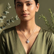 heart diamond 925 silver pendant chain