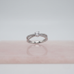 Heart Solitaire CZ Ring in 925 Sterling Silver for Women