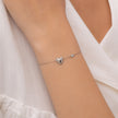 Heart Charm 925 Sterling Silver Bracelet for Women