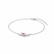 Heart with Wings 925 Sterling Silver Bracelet for Women