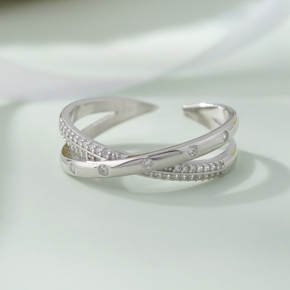 infinity ladies ring and also adjustable ring  for women and also there party outfit an wedding also 