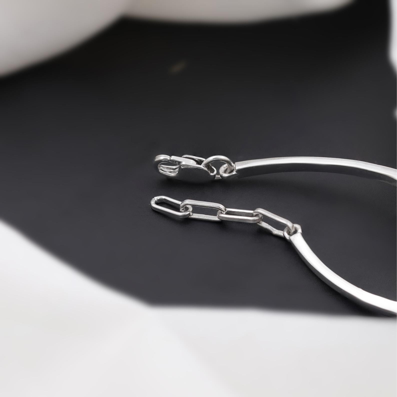 Infinity Diamond Silver Bracelet for Women