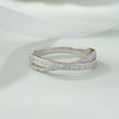 Infinity Design Diamond Ring on Hand