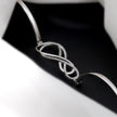 Infinity Loop Grace Diamond Silver Bracelet for Women