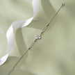 Butterfly Charm Adjustable Silver Bracelet for Women