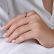 Leaf Diamond Rose Gold Ring