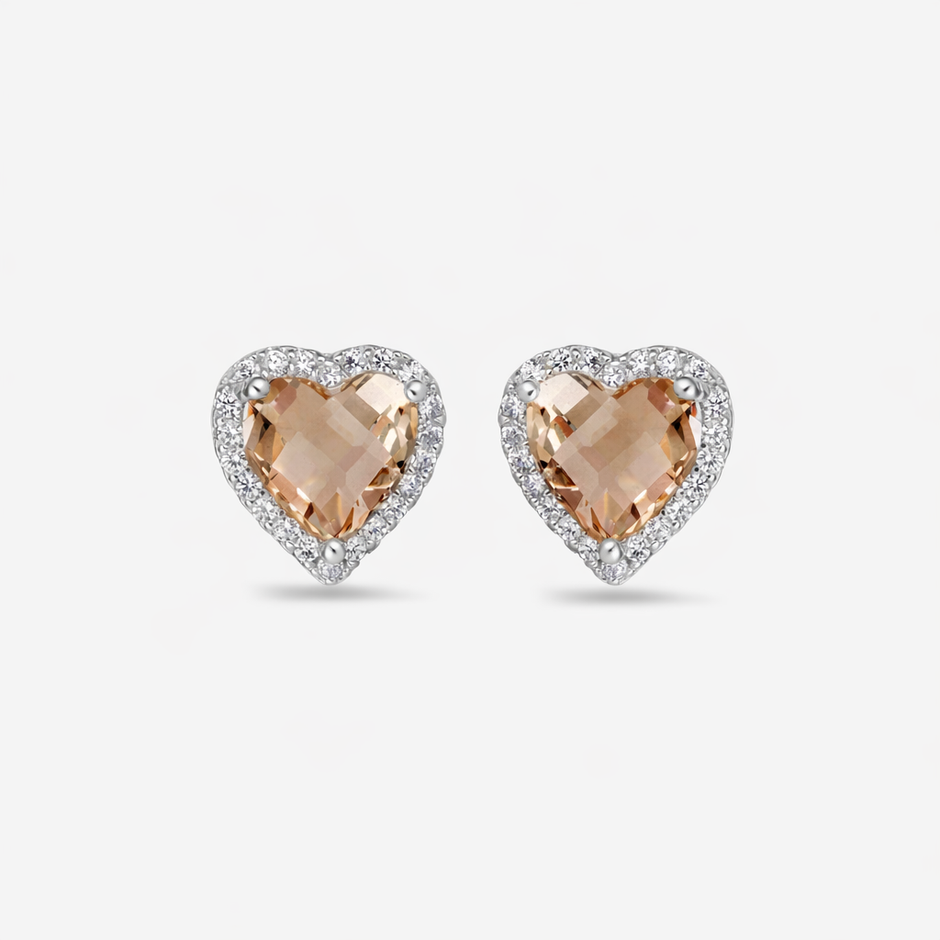 Heart Stud Earrings