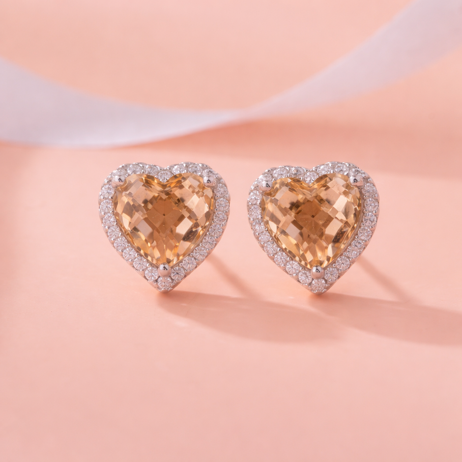 Heart Stud Earrings
