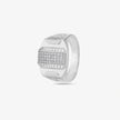 Bold Luxe Diamond CZ 925 Sterling Silver Ring for Men 
