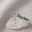 925 Sterling Silver Marquise Halo CZ Ring with Pavé Band.