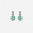 Mint Green Stone Drop Earrings