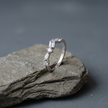 925 Sterling Silver Five Stone CZ Half Eternity Ring
