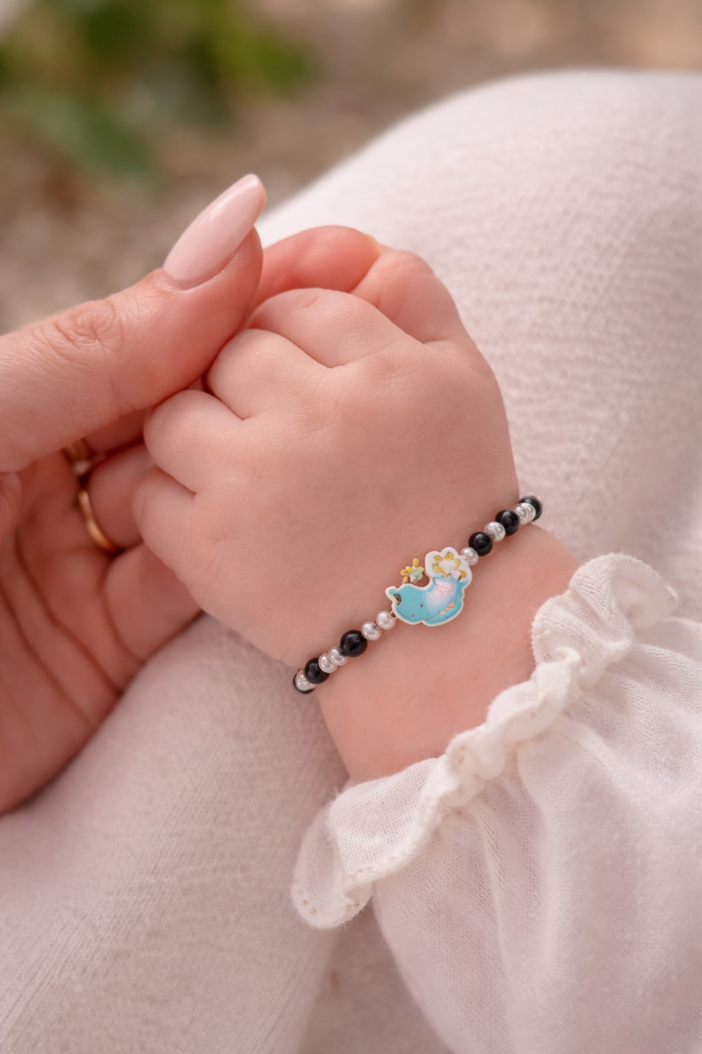 Ocean Muse Mermaid Charm 925 Sterling Silver Kid's Bracelet