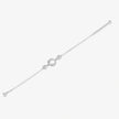 Open Circle Design 925 Sterling Silver Bracelet for Women