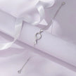 Open Circle Design 925 Sterling Silver Bracelet for Women