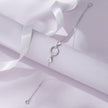 Open Circle Design 925 Sterling Silver Bracelet for Women