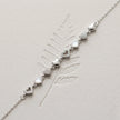 Silver 925 sterling silver heart charm bracelet for women