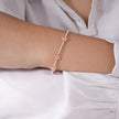 Floral Design Diamond Adjustable Bracelet for Women
