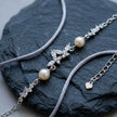 Pearl Butterfly Charm 925 Sterling Silver Bracelet for Women
