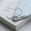 Pearl Butterfly Charm 925 Sterling Silver Bracelet for Women