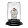 Premium Ganesh devotional murti elegant glass dome home decor