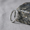925 Sterling Silver Geometric Princess CZ Band Ring for Women