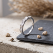 925 Sterling Silver Geometric Princess CZ Band Ring for Women
